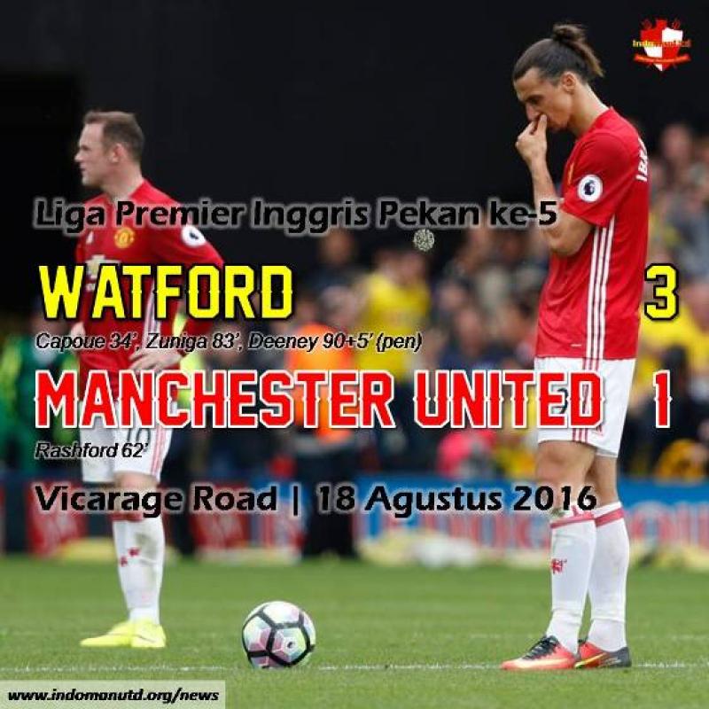 Review: Watford 3-1 Manchester United